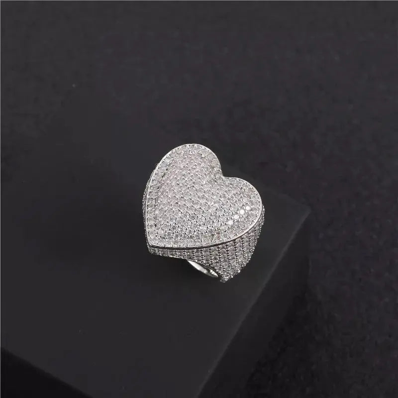 Galore heart ring - BizaarFashionCrush