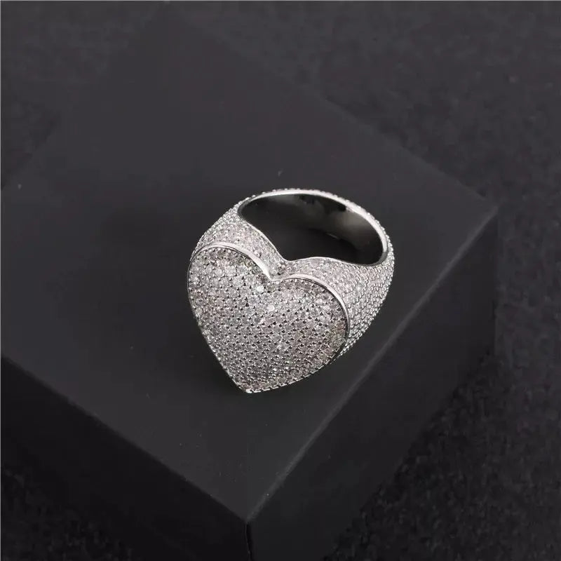 Galore heart ring - BizaarFashionCrush