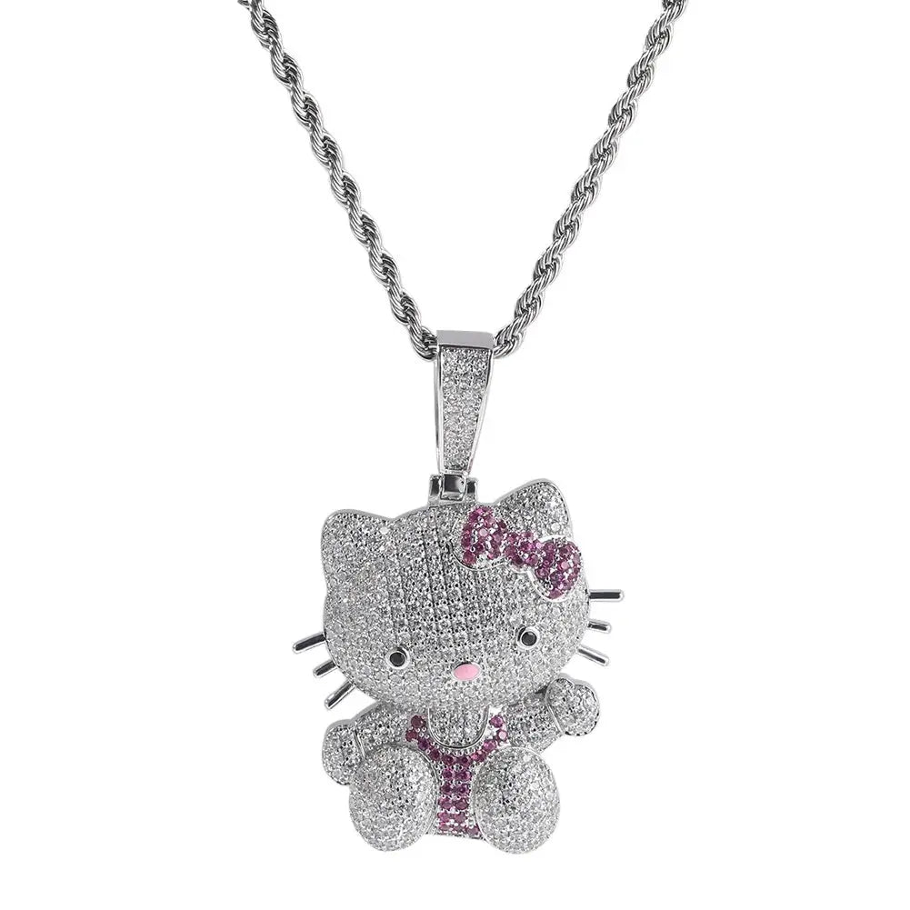 Hawaii Kitty Necklace - BizaarFashionCrush