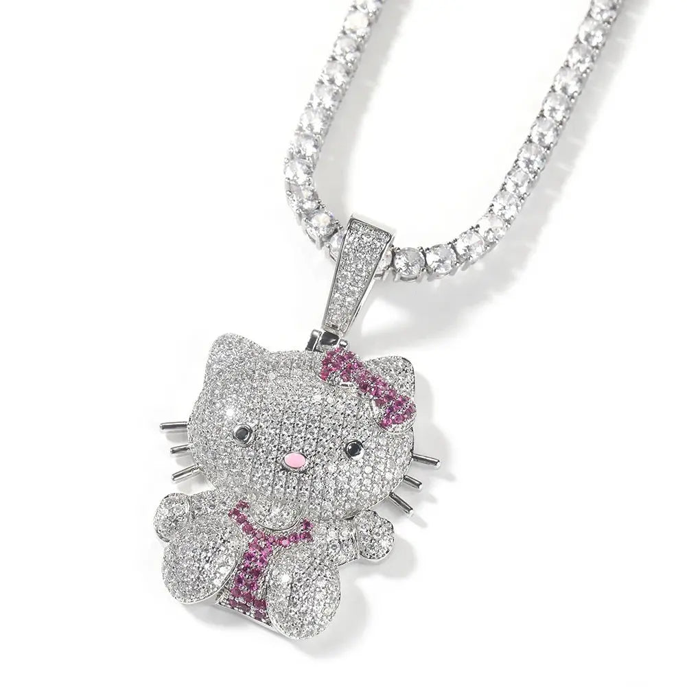 Hawaii Kitty Necklace - BizaarFashionCrush