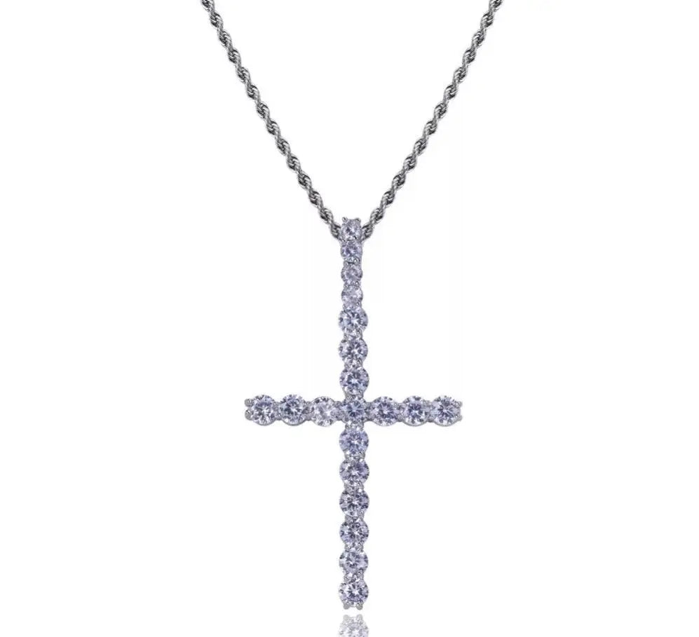 Jumbo Diamanté Cross - BizaarFashionCrush